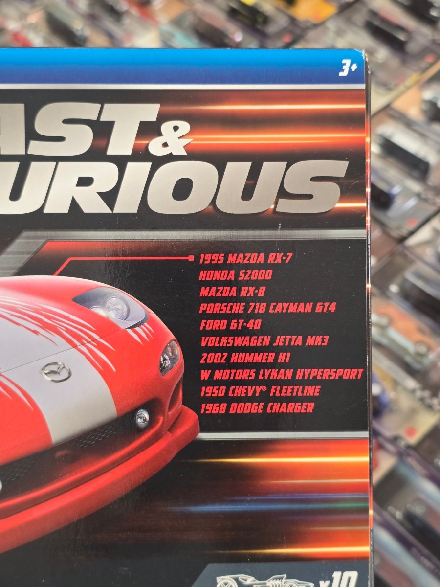 Hot Wheels Fast and Furious 10 Cars Pack (Imported) - Kinder Logs