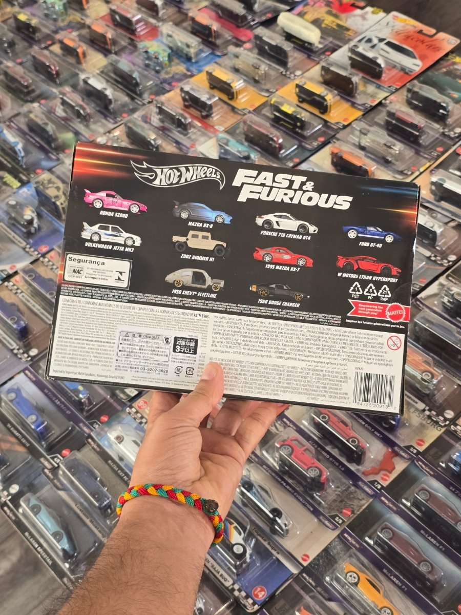 Hot Wheels Fast and Furious 10 Cars Pack (Imported) - Kinder Logs