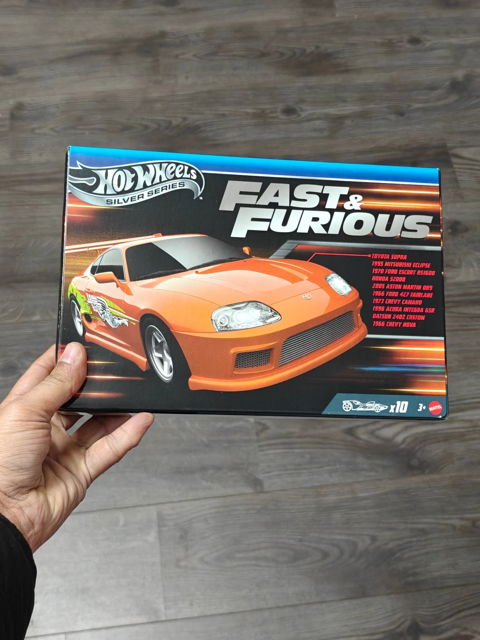 Hot Wheels Fast and Furious 10 Cars Pack (Silver Series - Imported) - Kinder Logs