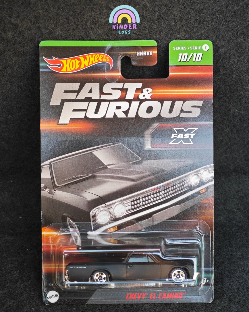 Hot Wheels Fast And Furious Series 2 Cars - Full Set of 10 Cars - Kinder Logs