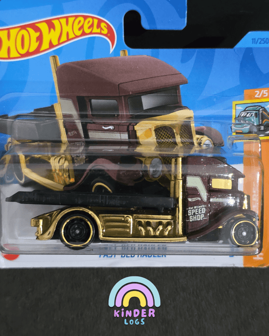 Hot Wheels Fast - Bed Hauler Truck - Short Card (Imported) - Kinder Logs