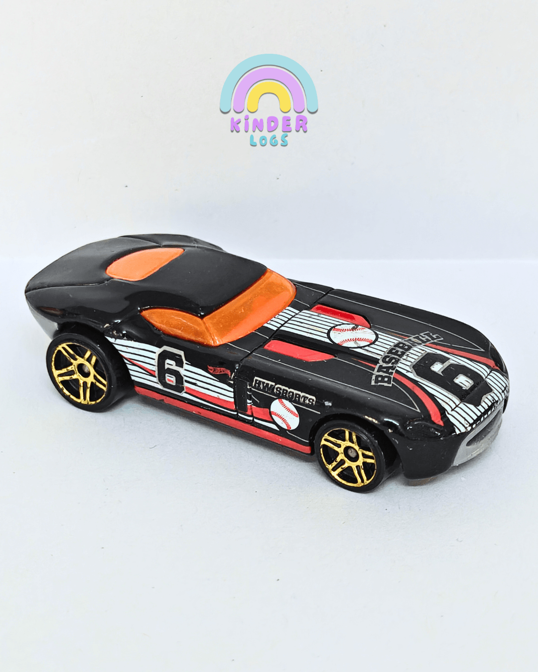 Hot Wheels Fast Felion Baseball Edition 6 (Pre - Owned Car) - Kinder Logs