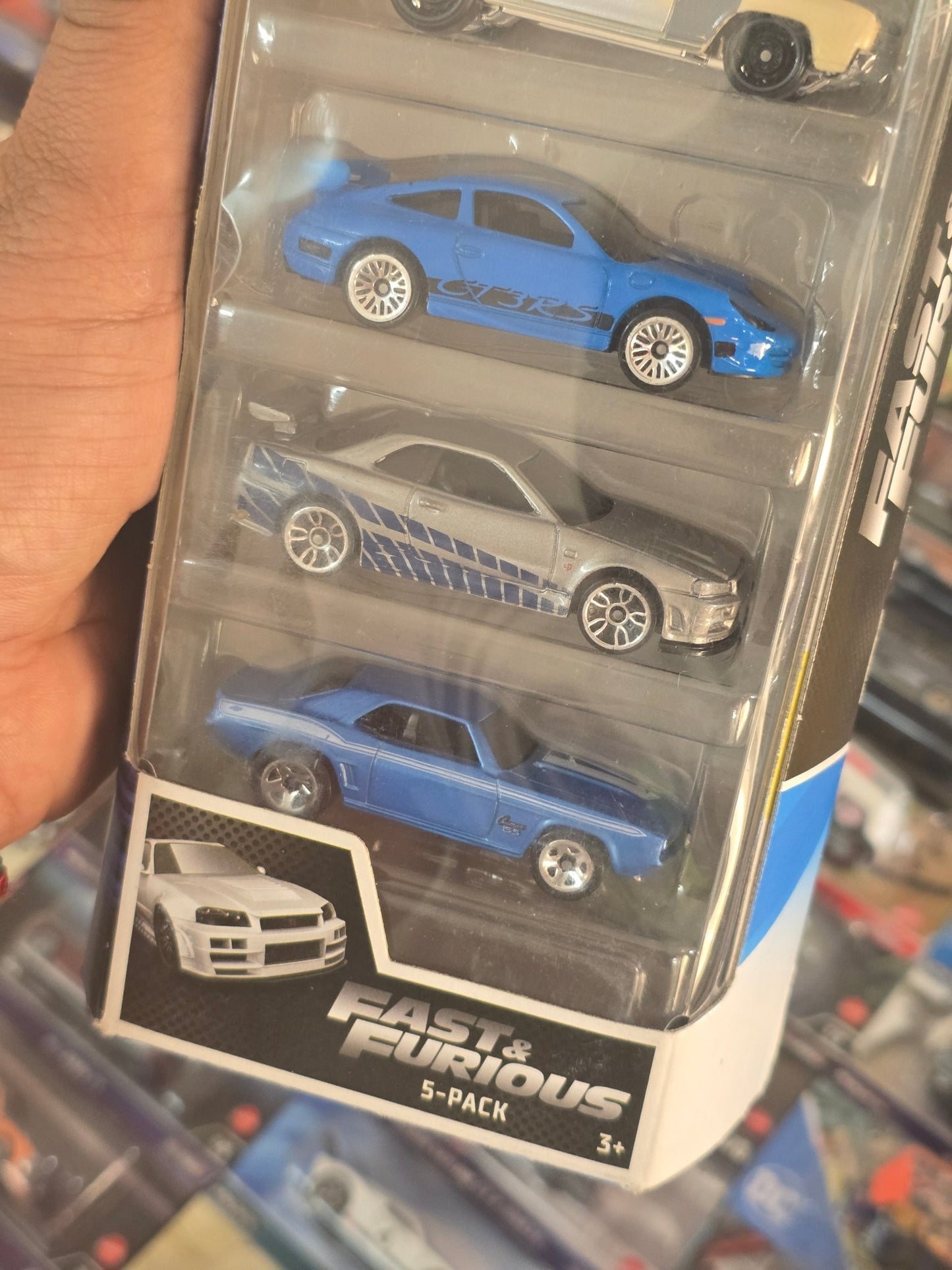 Hot Wheels Fast & Furious 5 - Pack Featuring Nissan Skyline GT - R - Kinder Logs