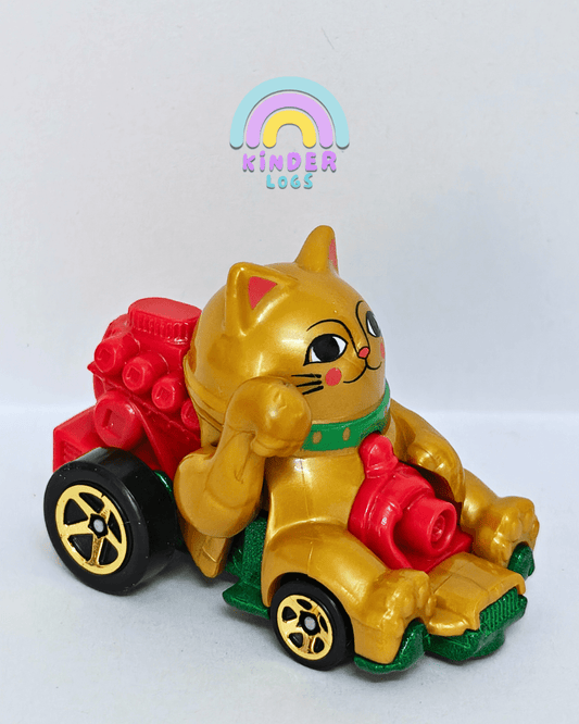 Hot Wheels Feline Lucky - Gold (Uncarded - New) - Kinder Logs