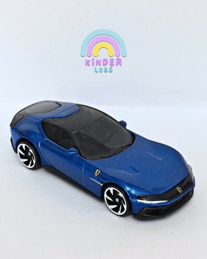 Hot Wheels Ferrari 12Cilindri - Blue (Uncarded - New) - Kinder Logs