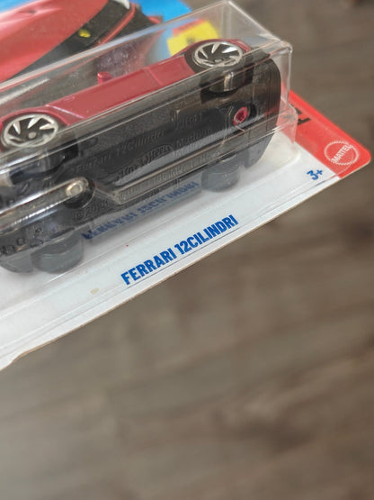 Hot Wheels Ferrari 12Cilindri - Red (Imported - Guaranteed For Life) - Kinder Logs