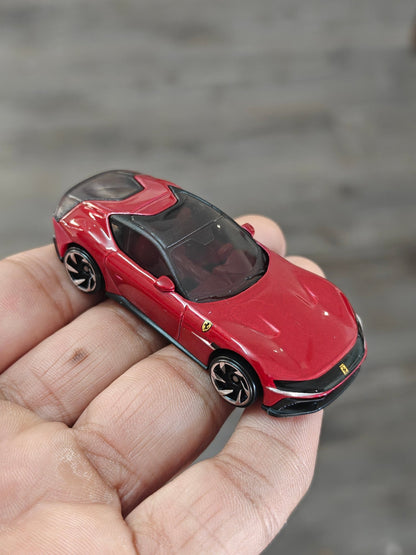 Hot Wheels Ferrari 12Cilindri - Red (Uncarded - New) - Kinder Logs