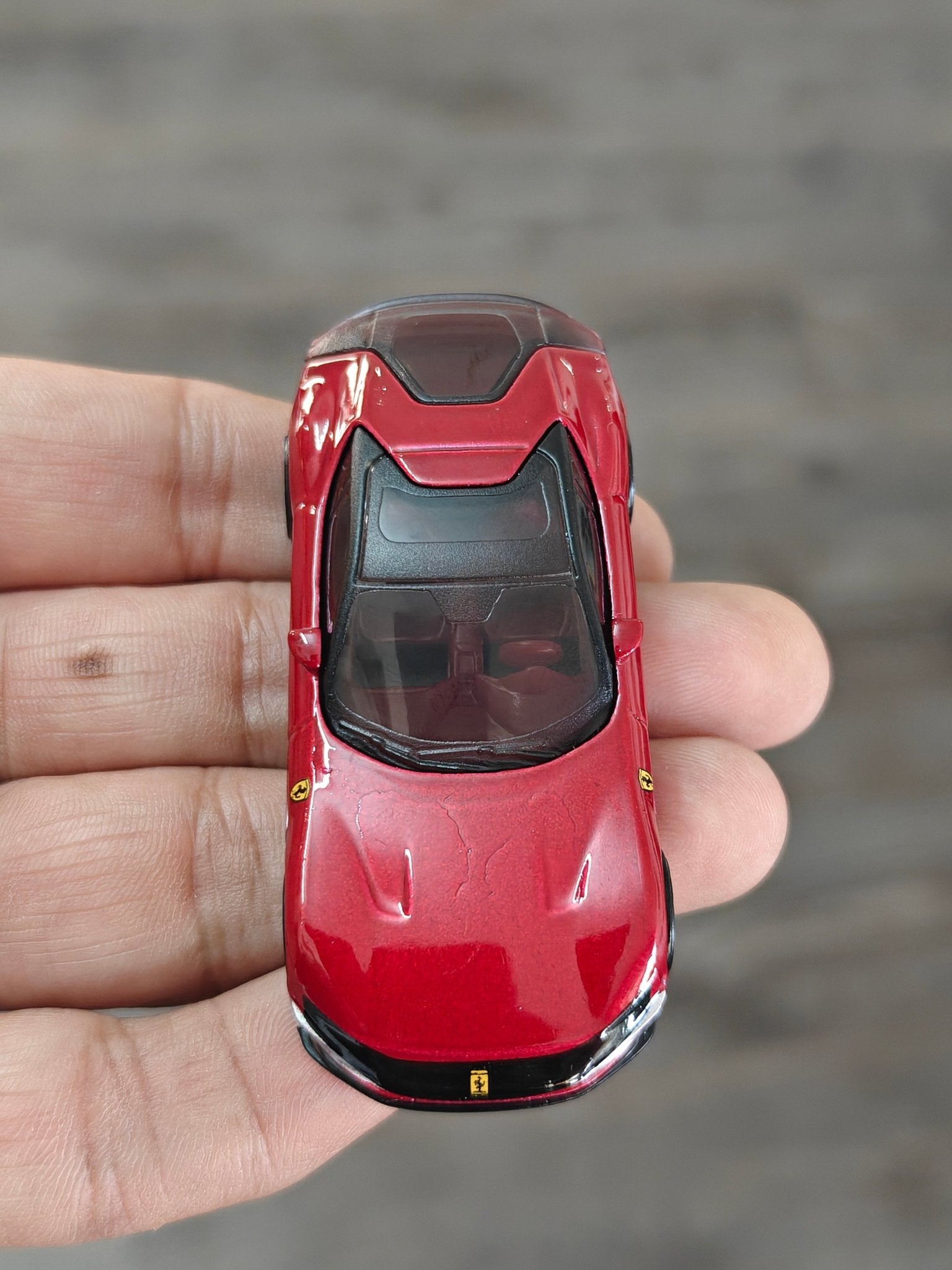 Hot Wheels Ferrari 12Cilindri - Red (Uncarded - New) - Kinder Logs