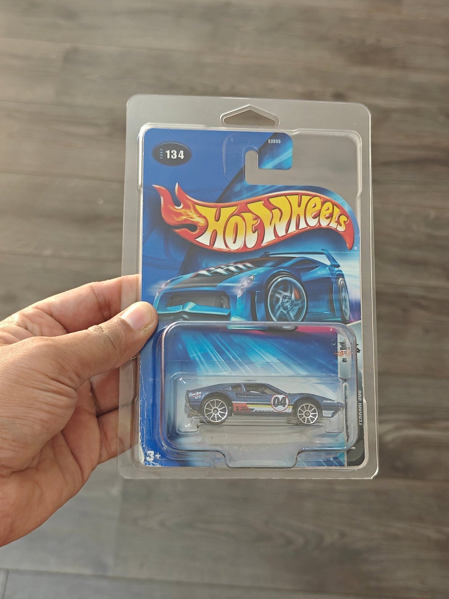 Hot Wheels Ferrari 308 - Collector No. 134 Final Run (Rare 2003 Card) - Kinder Logs