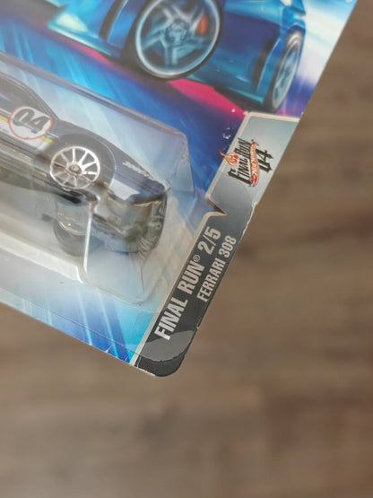 Hot Wheels Ferrari 308 - Collector No. 134 Final Run (Rare 2003 Card) - Kinder Logs