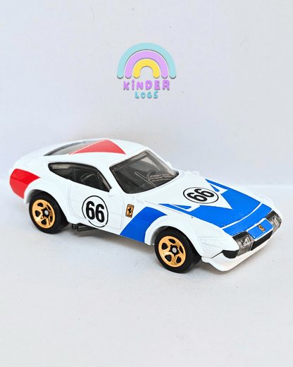 Hot Wheels Ferrari 365 GTB4 Competizione - White (Uncarded - New) - Kinder Logs