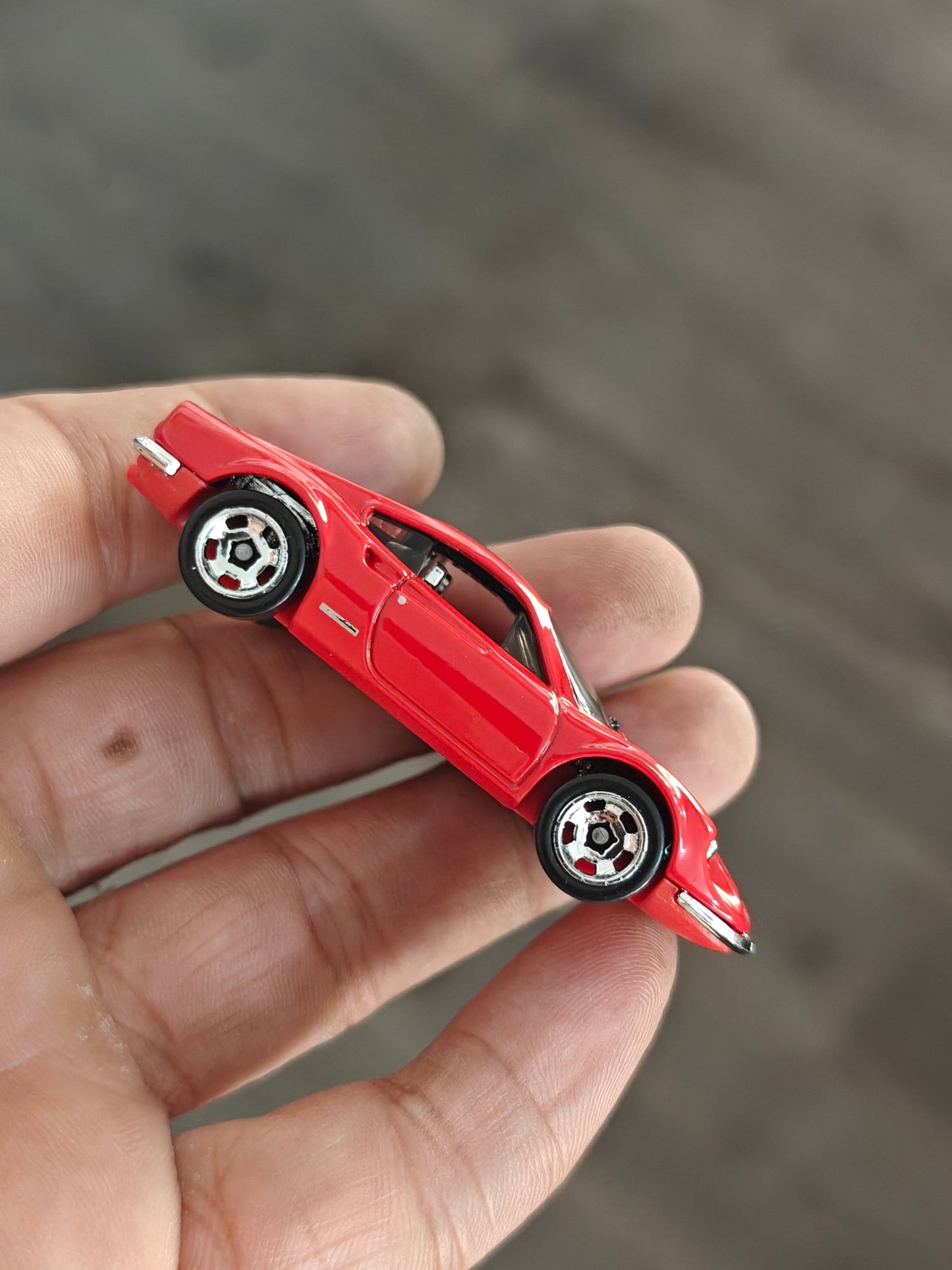 Hot Wheels Ferrari Dino 206 GT - Red (Uncarded - New) - Kinder Logs