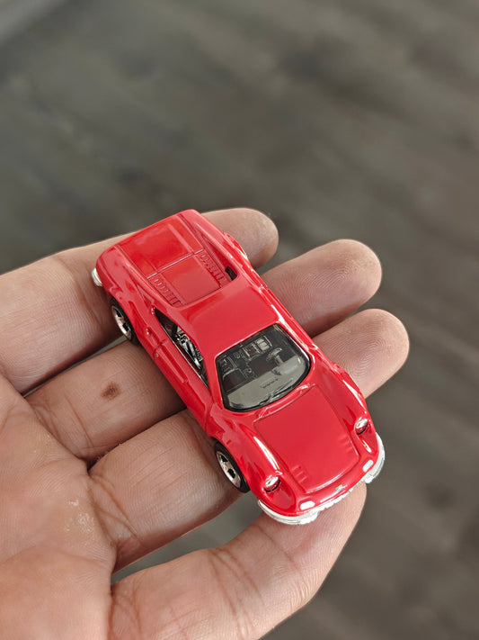Hot Wheels Ferrari Dino 206 GT - Red (Uncarded - New) - Kinder Logs
