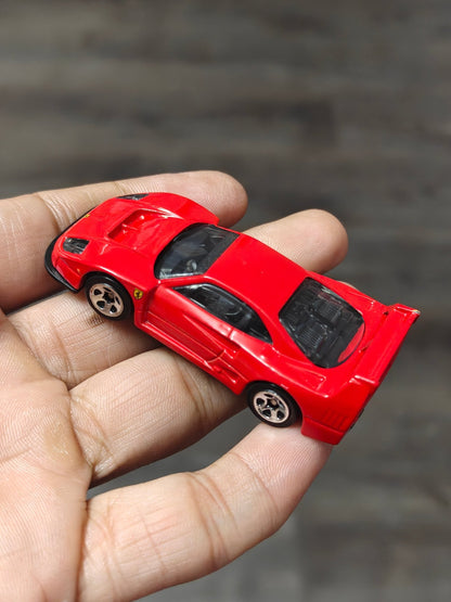 Hot Wheels Ferrari F40 Competizione - Red (Uncarded - New) - Kinder Logs