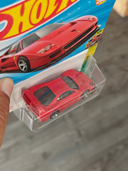Hot Wheels Ferrari F40 - Red (Imported - Guaranteed For Life) - Kinder Logs