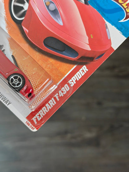 Hot Wheels Ferrari F430 Spider - Red (Imported) - Kinder Logs