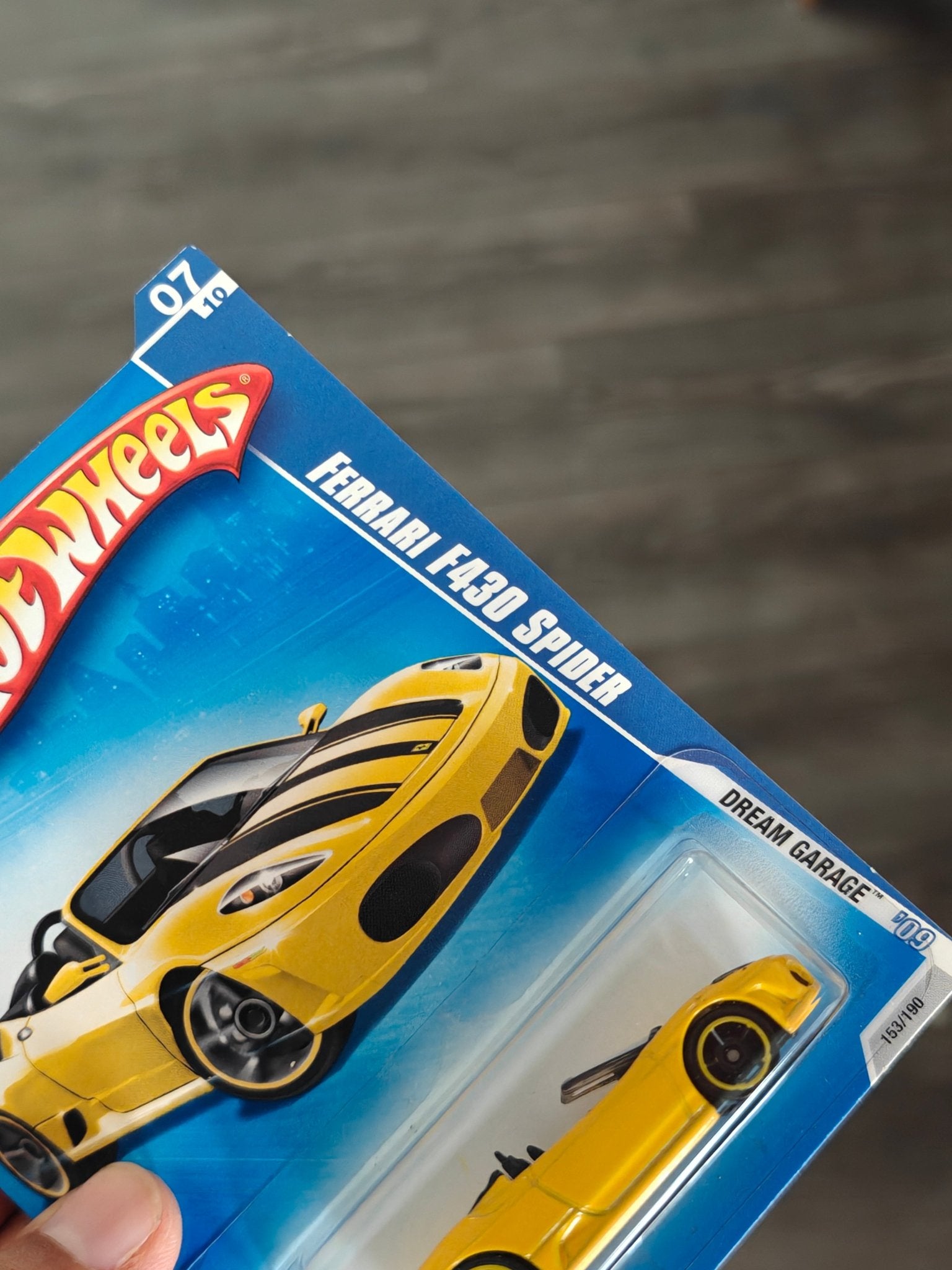 Hot Wheels Ferrari F430 Spider - Yellow (Imported) - Kinder Logs