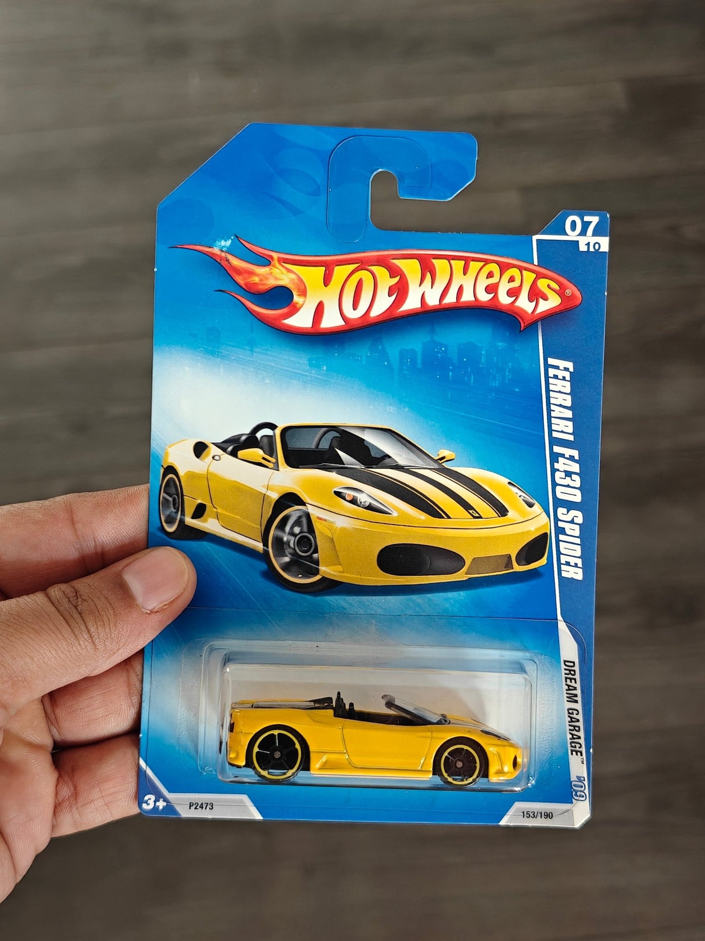 Hot Wheels Ferrari F430 Spider - Yellow (Imported) - Kinder Logs