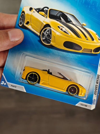 Hot Wheels Ferrari F430 Spider - Yellow (Imported) - Kinder Logs