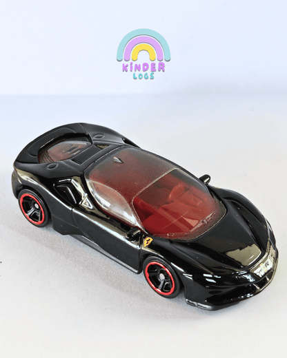 Hot Wheels Ferrari SF90 Stradale - Black (Uncarded) - Kinder Logs