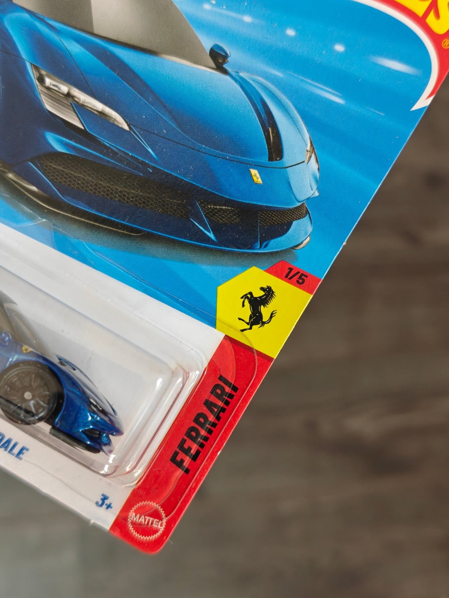 Hot Wheels Ferrari SF90 Stradale - Blue (Imported) - Kinder Logs