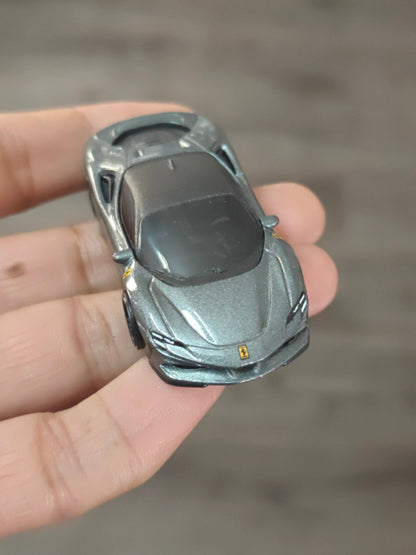 Hot Wheels Ferrari SF90 Stradale - Grey (Uncarded - New) - Kinder Logs