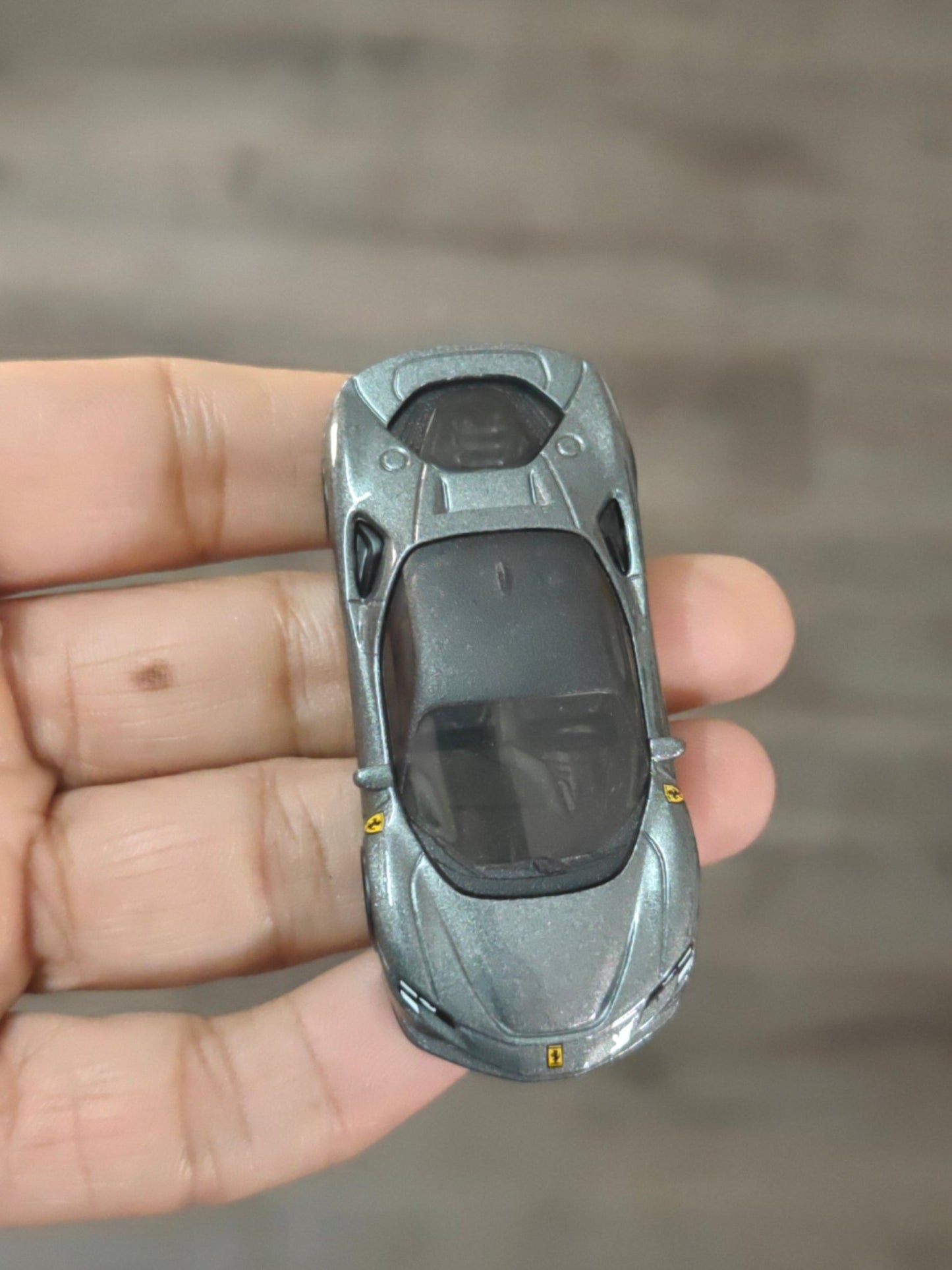 Hot Wheels Ferrari SF90 Stradale - Grey (Uncarded - New) - Kinder Logs