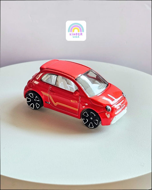 Hot Wheels Fiat 500e (Uncarded) - Kinder Logs
