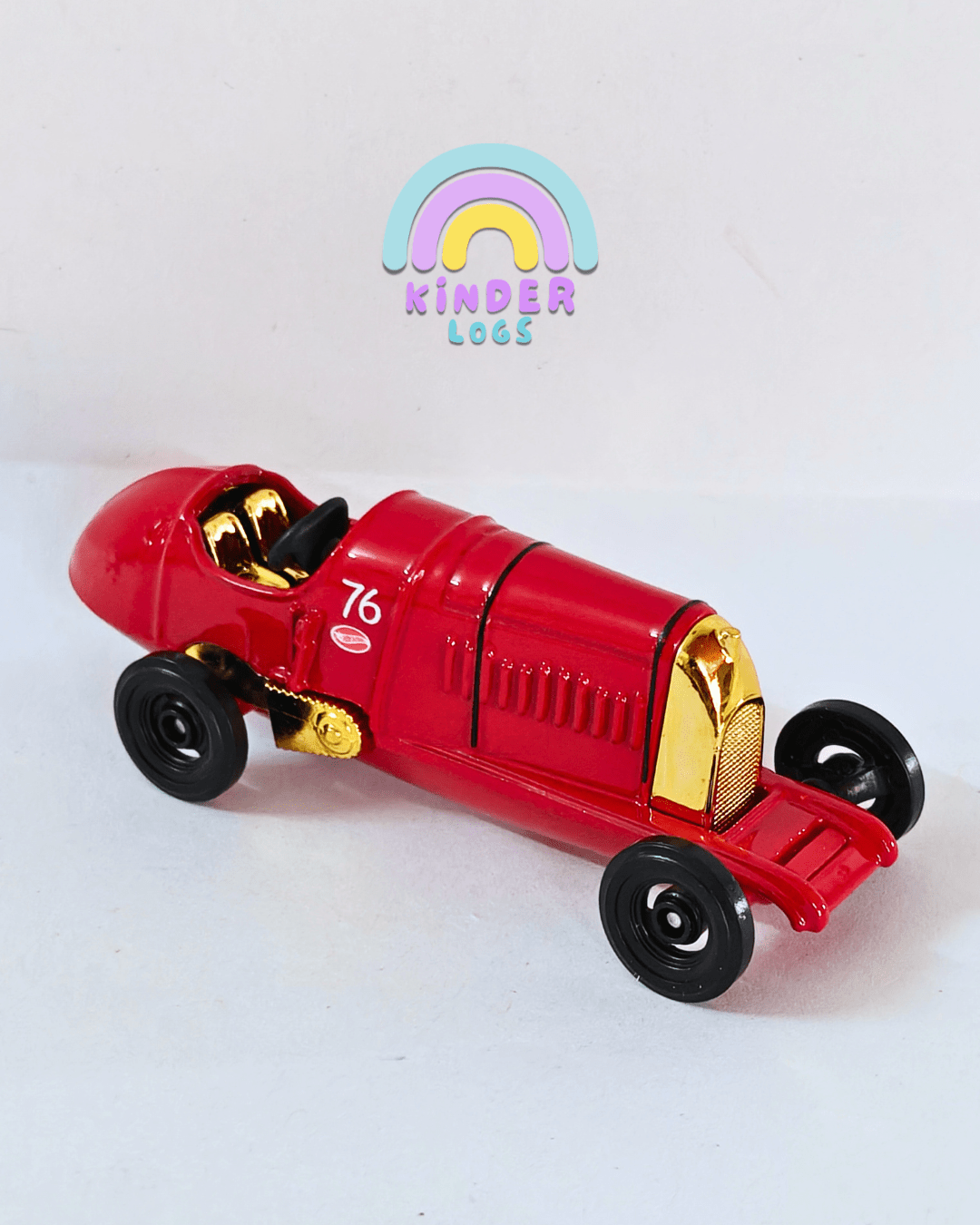 Hot Wheels Fiat Beast Of Turin - Red (Uncarded - New) - Kinder Logs