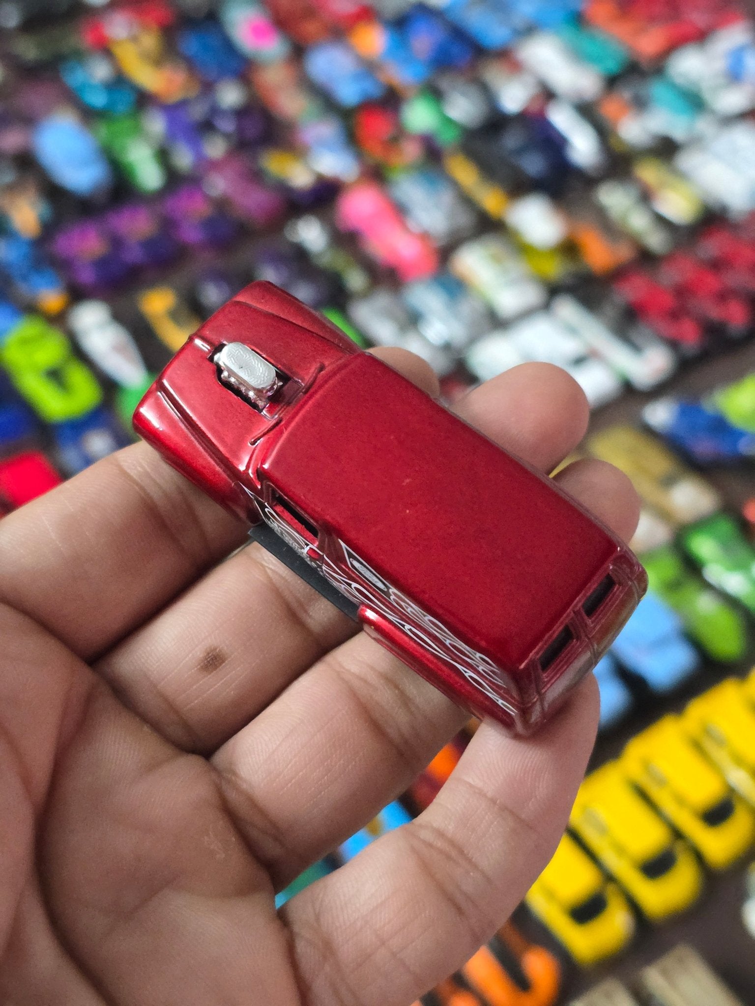 Hot Wheels Flames 1956 Ford Truck - Red (Uncarded - New) - Kinder Logs