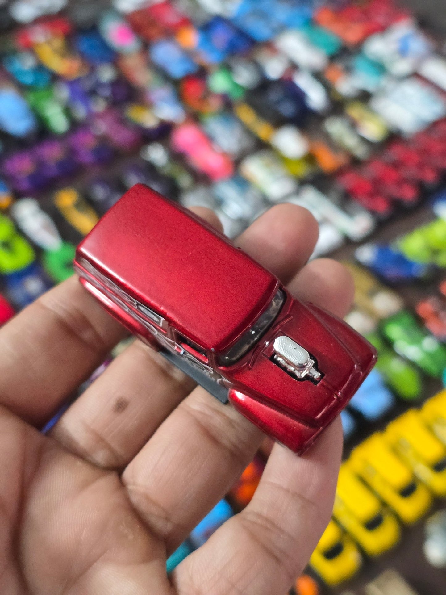 Hot Wheels Flames 1956 Ford Truck - Red (Uncarded - New) - Kinder Logs