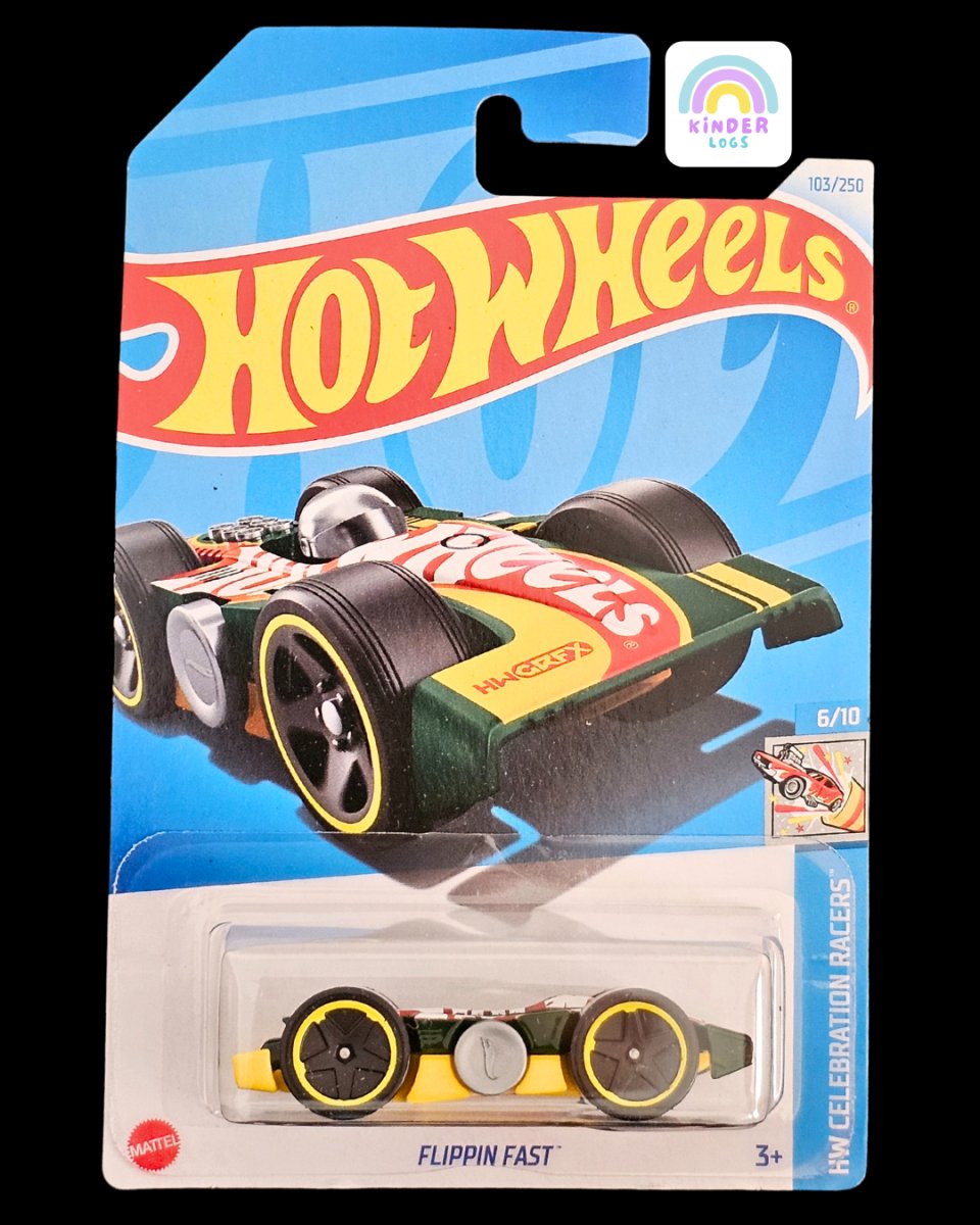 Hot Wheels Flippin Fast - Dual Sided Car (L Case) - Kinder Logs