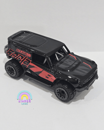 Hot Wheels Ford Bronco R - Black (Uncarded) - Kinder Logs