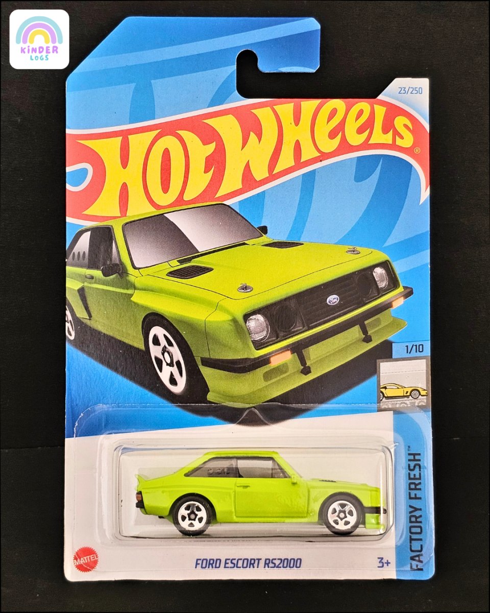 Hot Wheels Ford Escort RS2000 (Imported) - Kinder Logs