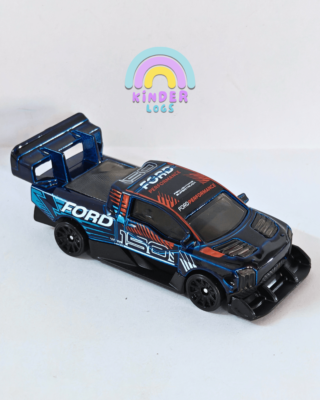 Hot Wheels Ford F - 150 Lightning Supertruck (Uncarded - New) - Kinder Logs