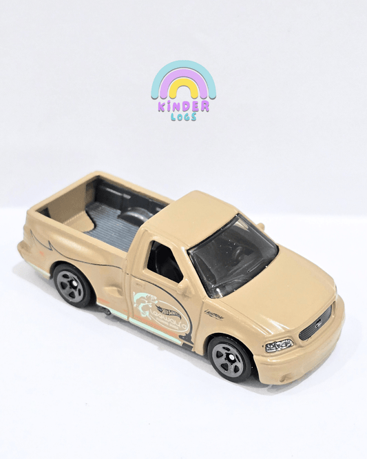 Hot Wheels Ford F - 150 SVT Lightning - Brown (Uncarded) - Kinder Logs