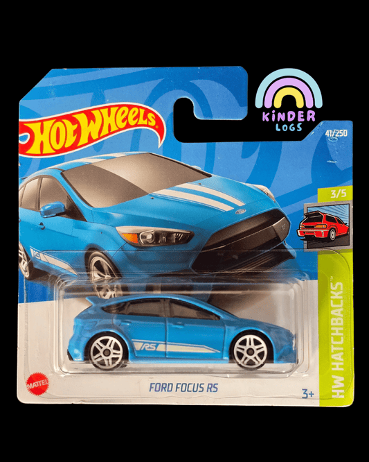 Hot Wheels Ford Focus RS - Blue (Imported Short Card) - Kinder Logs