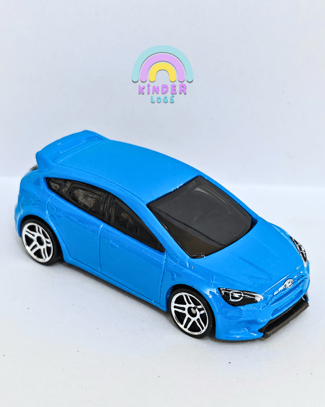 Hot Wheels Ford Focus RS - Blue (Uncarded - New) - Kinder Logs