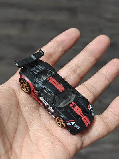 Hot Wheels Ford GT Borla Edition - Matte Black (Uncarded - New) - Kinder Logs