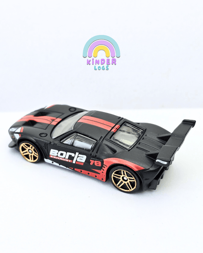 Hot Wheels Ford GT Borla Edition - Matte Black (Uncarded - New) - Kinder Logs