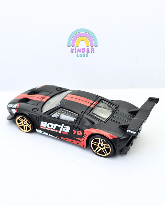 Hot Wheels Ford GT Borla Edition - Matte Black (Uncarded - New) - Kinder Logs