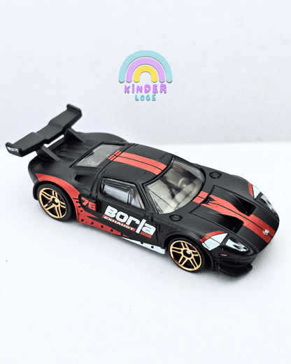 Hot Wheels Ford GT Borla Edition - Matte Black (Uncarded - New) - Kinder Logs