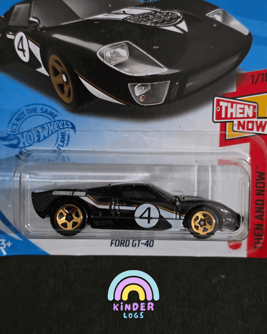 Hot Wheels Ford GT40 Gumball 3000 (Imported) - Kinder Logs