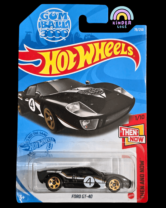 Hot Wheels Ford GT40 Gumball 3000 (Imported) - Kinder Logs