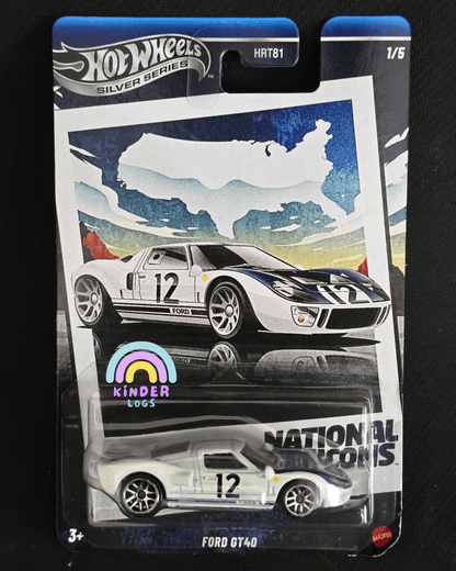 Hot Wheels Ford GT40 - National Icons (Imported) - Kinder Logs