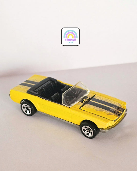 Hot Wheels Ford Mustang Convertible - Old Model (Uncarded) - Kinder Logs