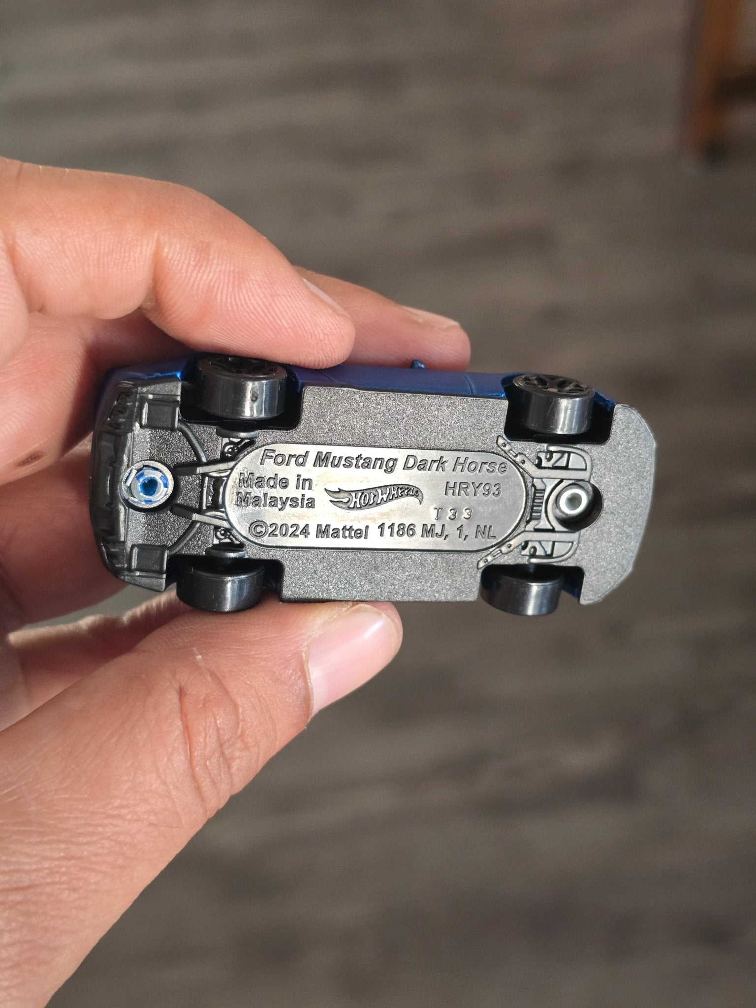 Hot Wheels Ford Mustang Dark Horse (Uncarded - New) - Kinder Logs