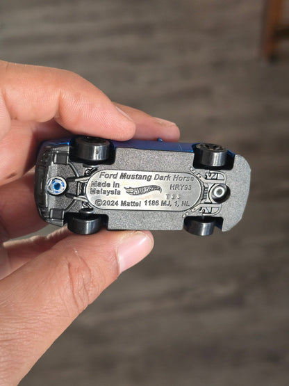 Hot Wheels Ford Mustang Dark Horse (Uncarded - New) - Kinder Logs