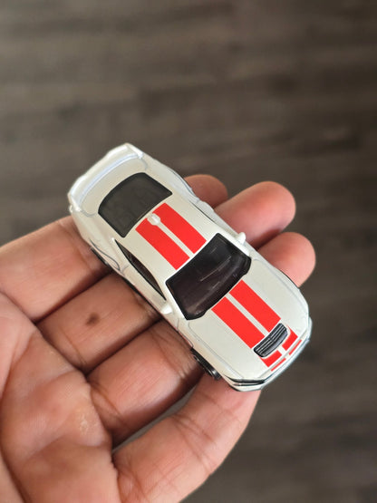 Hot Wheels Ford Mustang Dark Horse - White (Uncarded - New) - Kinder Logs