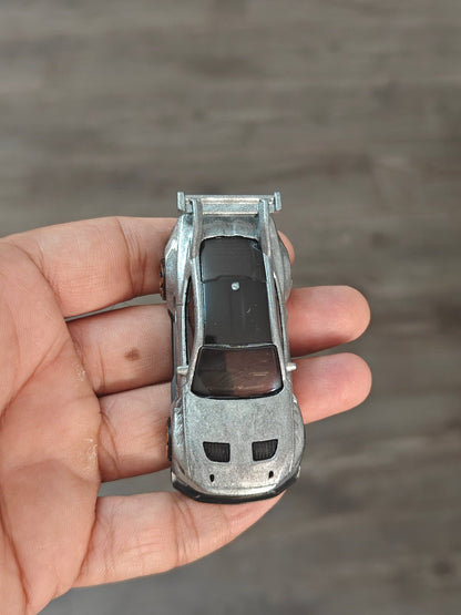 Hot Wheels Ford Mustang GTD - Silver (Uncarded - New) - Kinder Logs